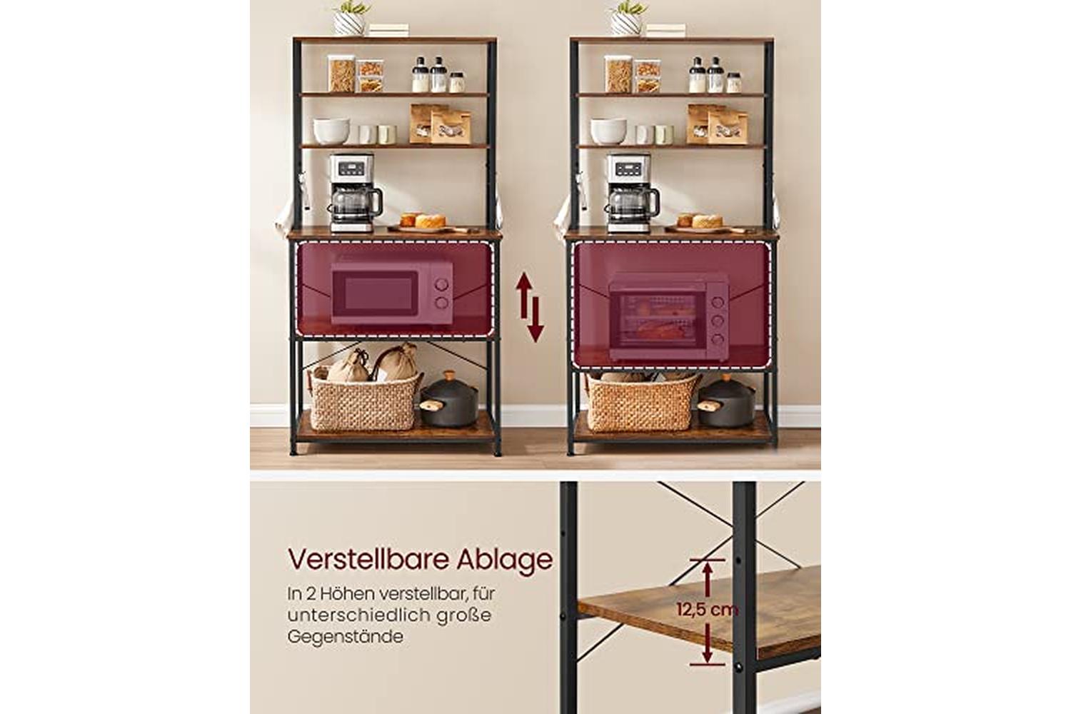 Vasagle Kks019b01 - Kitchen Shelf-4