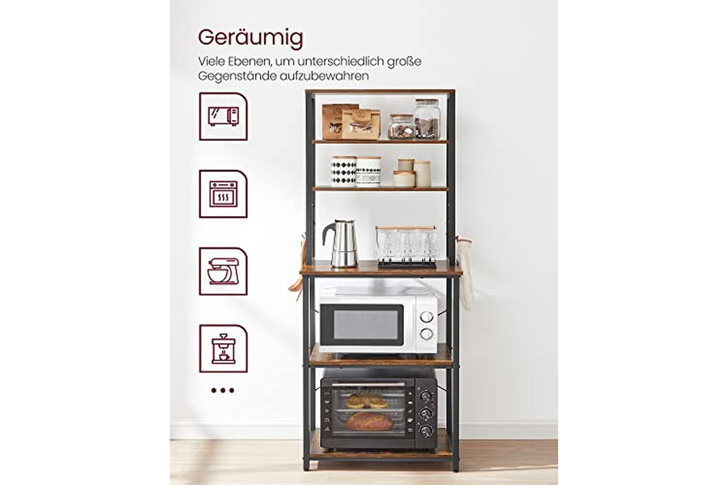 Vasagle Kks024b01 - Kitchen Shelf-3