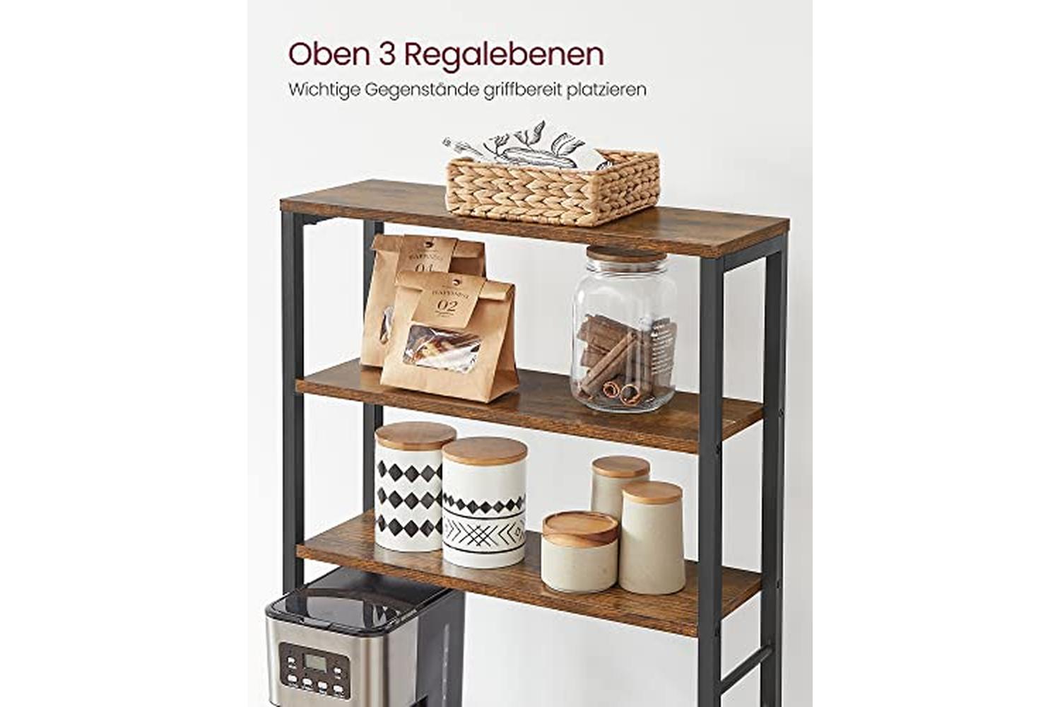Vasagle Kks024b01 - Kitchen Shelf-4