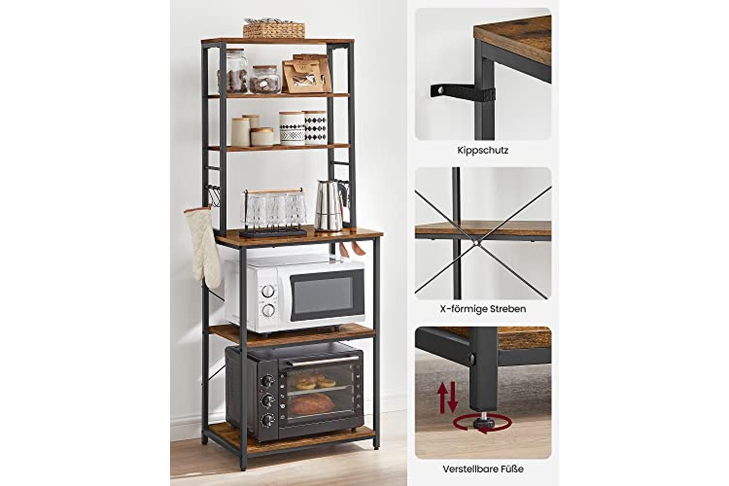 Vasagle Kks024b01 - Kitchen Shelf-7
