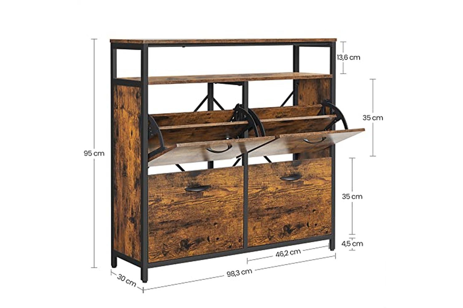 Vasagle Lbs803b01 - Shoe Cabinet-5