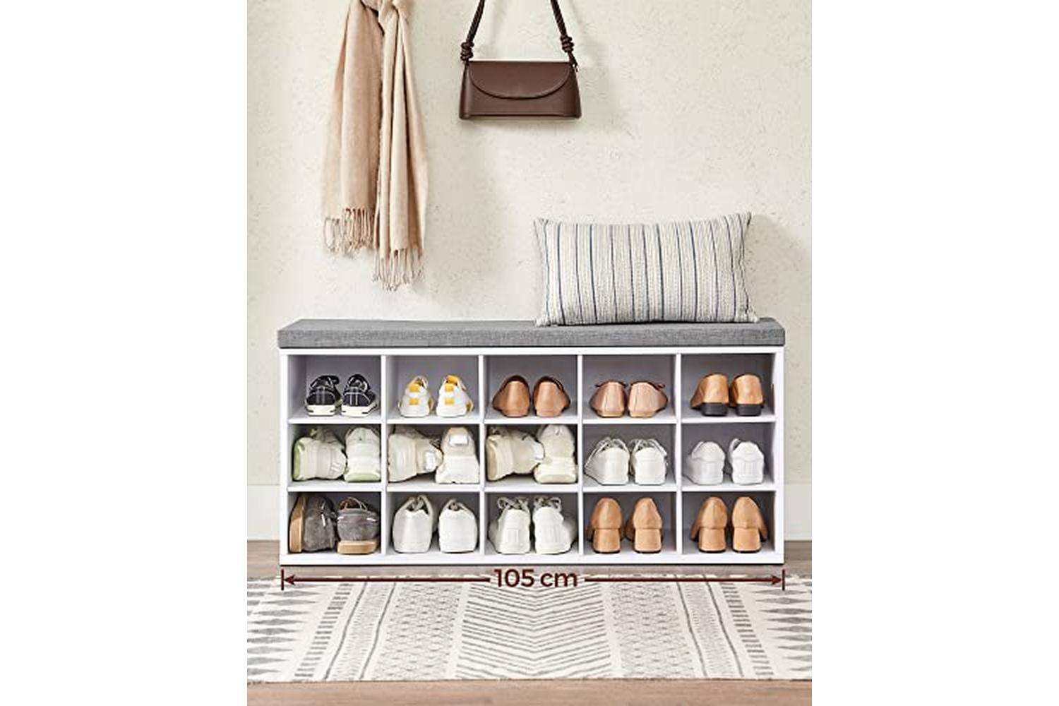 Vasagle Lhs15wt - Shoe Bench-4