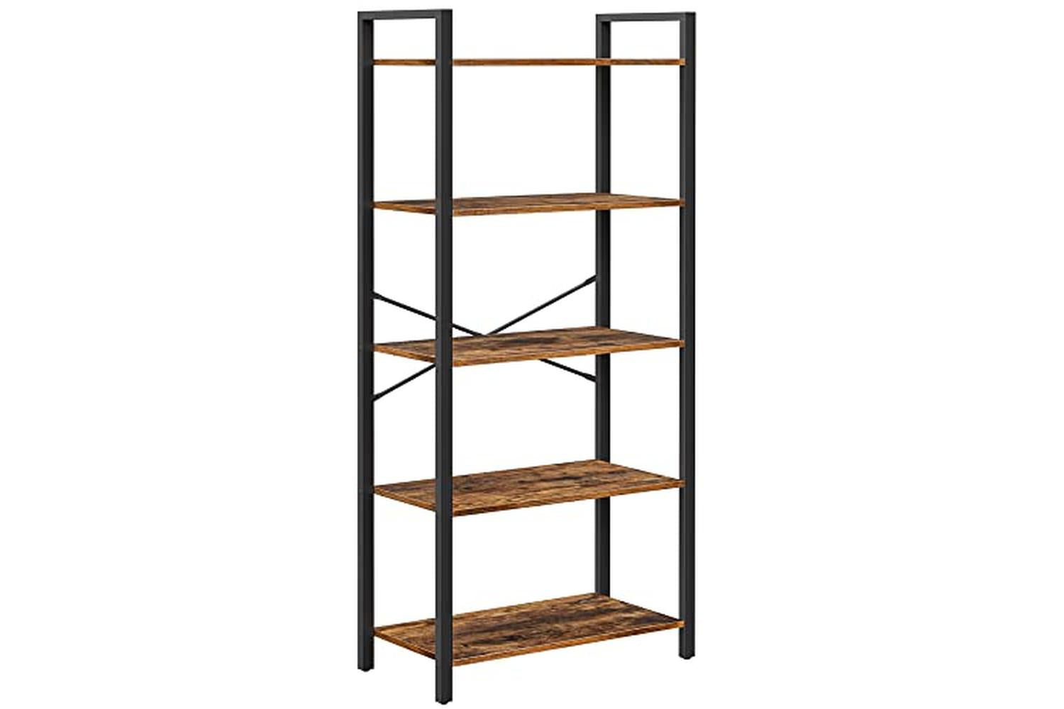 Vasagle Ladder Shelves | 6 Shelves | Rustic Natural/Black