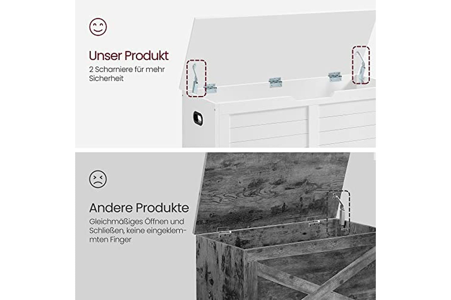 Vasagle Lsb061t10 - Storage Bench-4