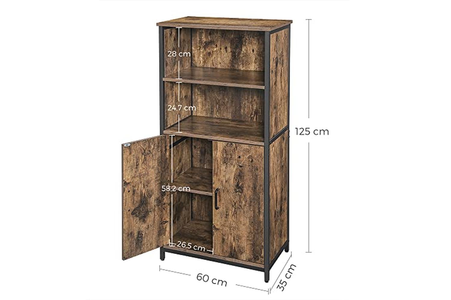 Vasagle Lsc66bx - Storage Cabinet-5