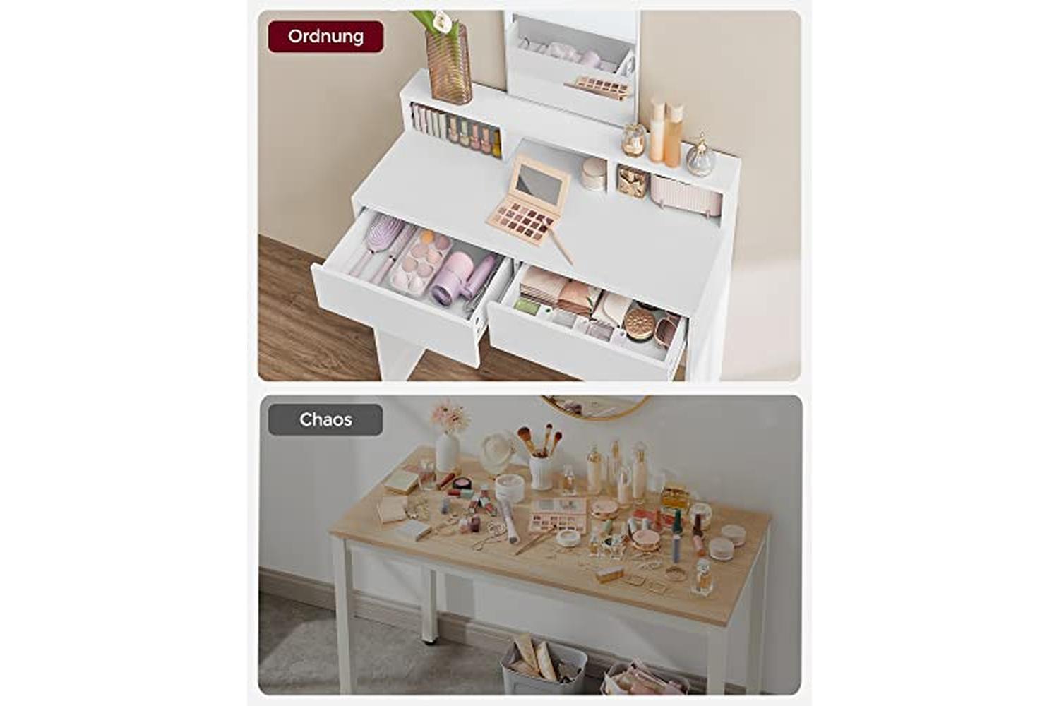 Vasagle Rdt113w01 - Vanity Table-4