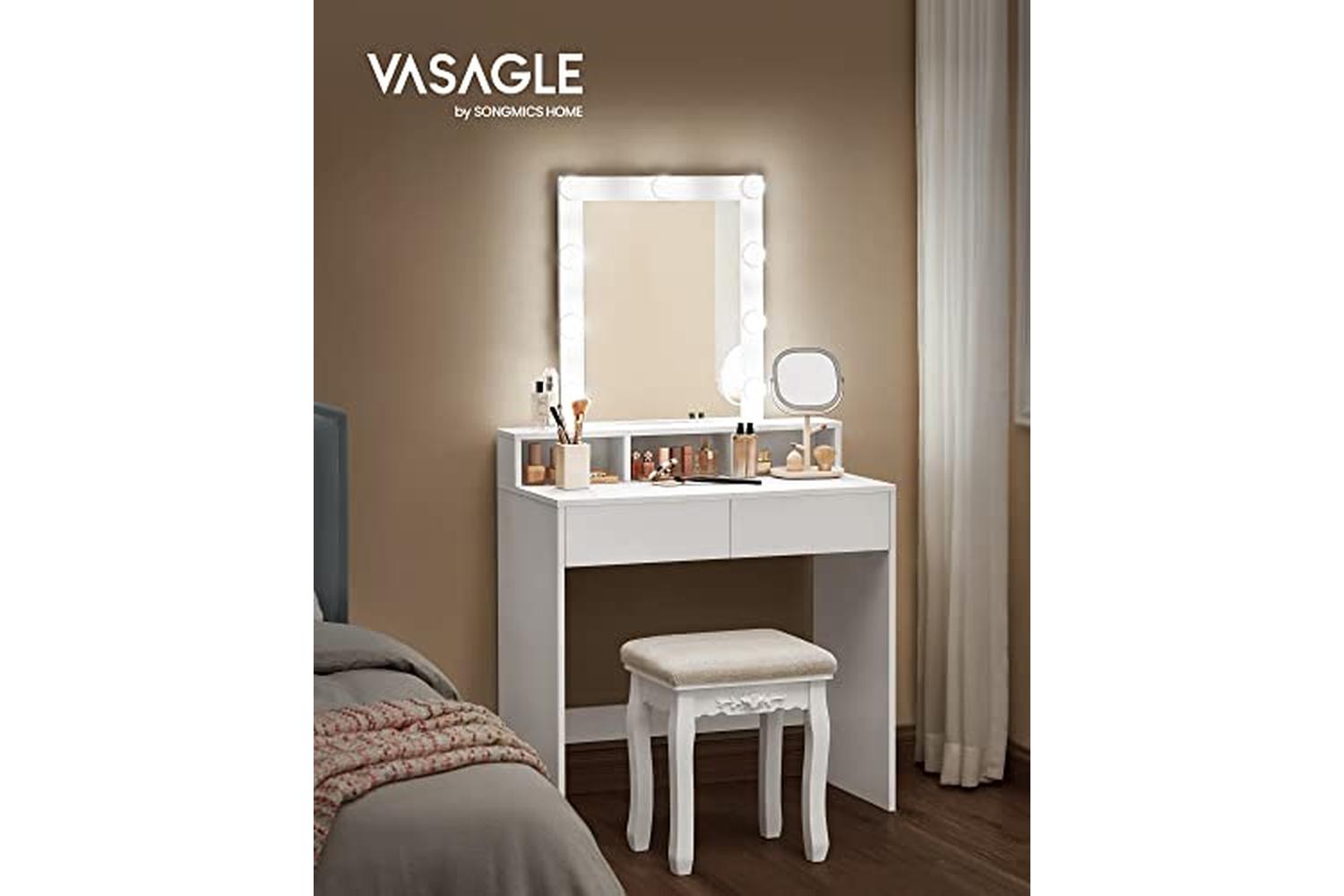 Vasagle Rdt114w01 - Vanity Table-2