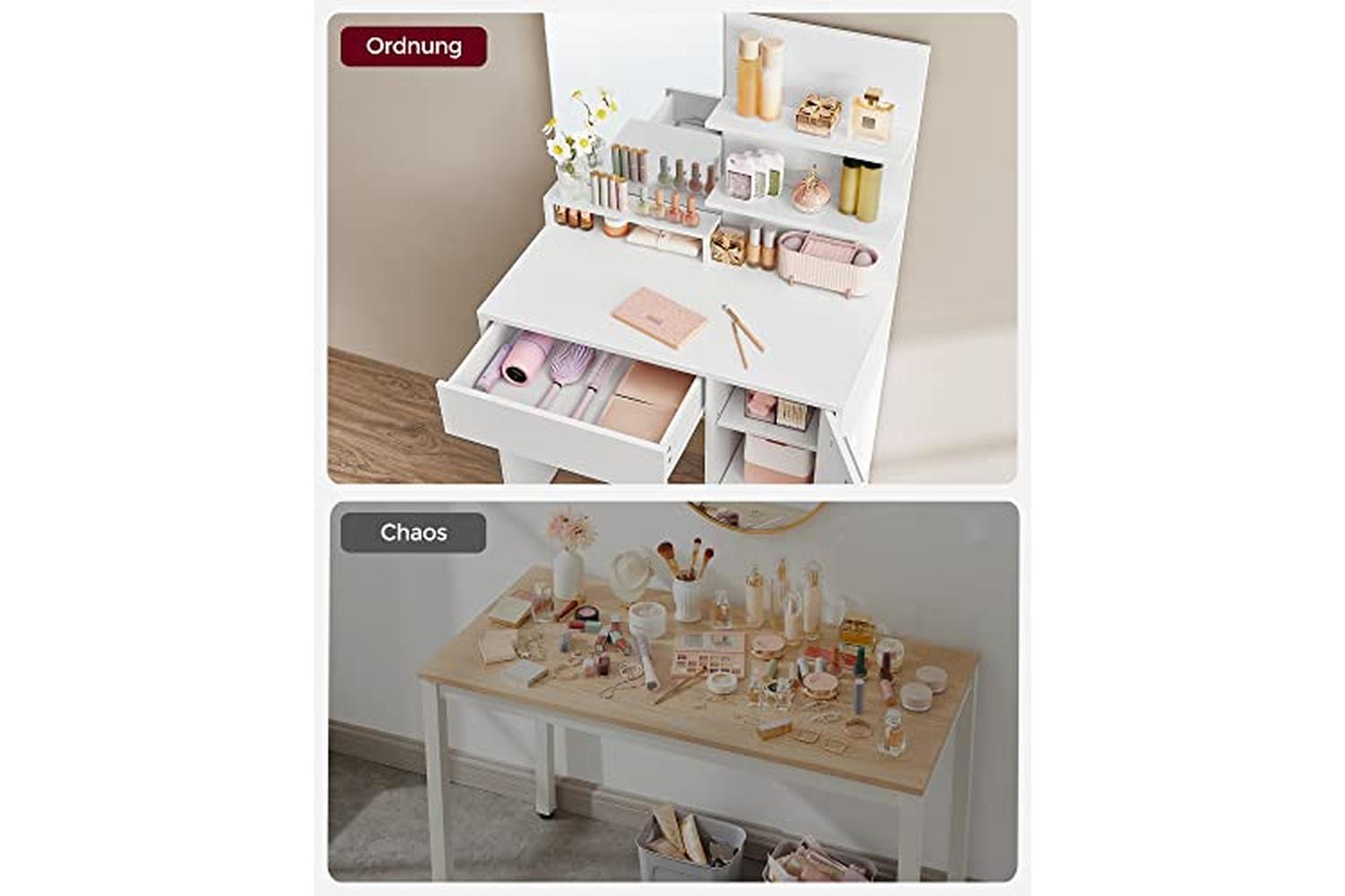 Vasagle Rdt119w01 - Vanity Table-4