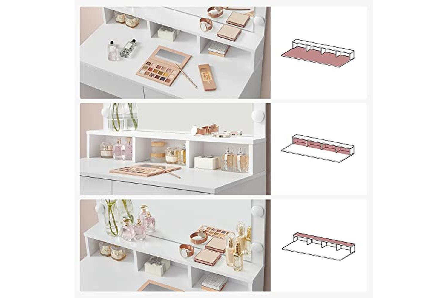 Vasagle Rdt120t10 - Vanity Table-5