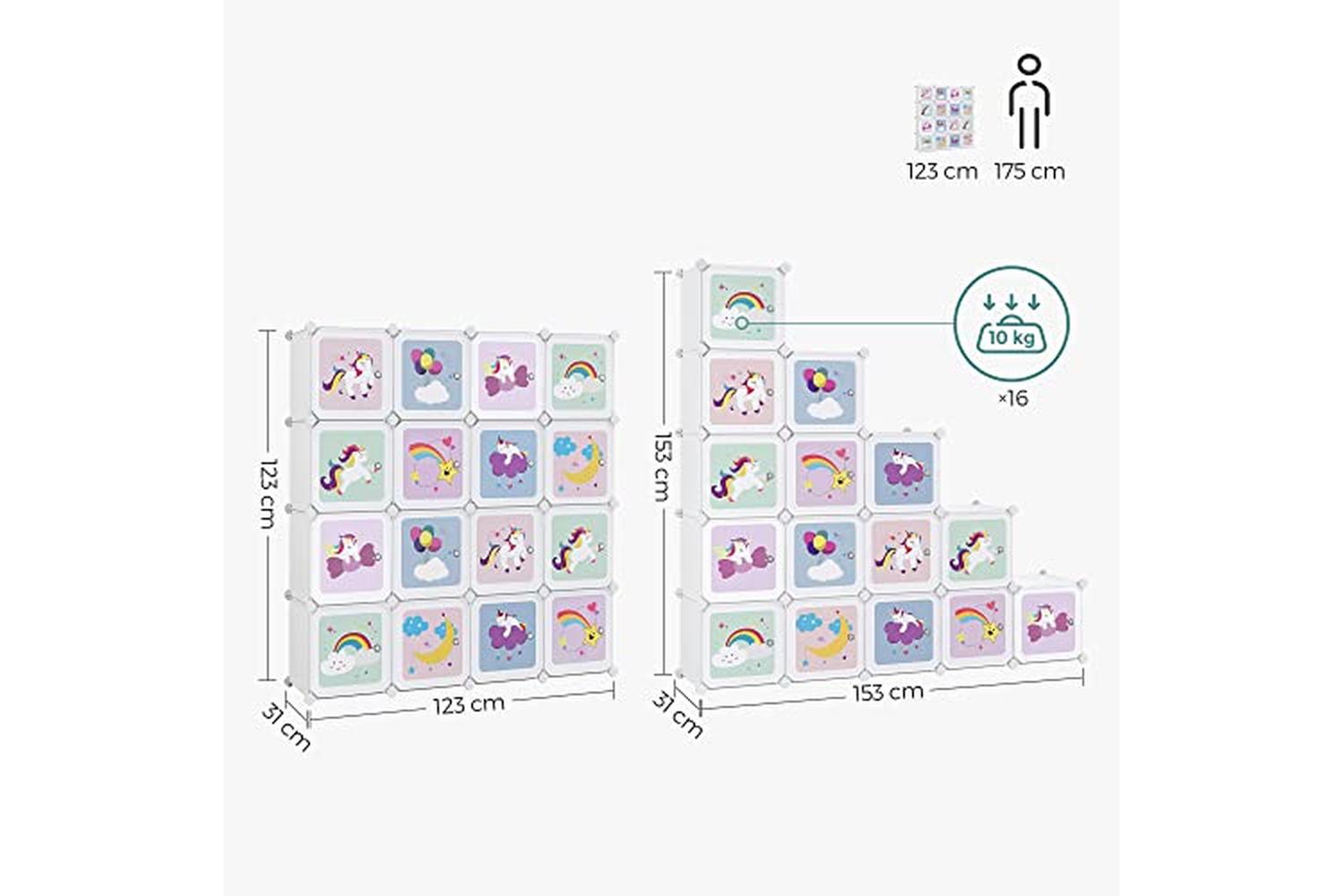 Songmics Lpc906w01 - Plastic Cube Storage-7