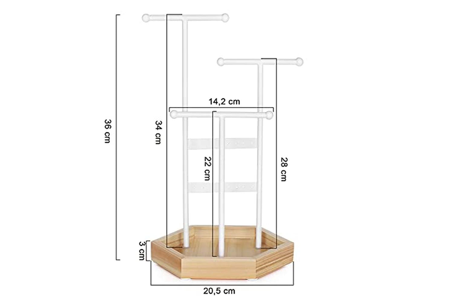 Songmics Jjs03nw - Jewelry Stand-4
