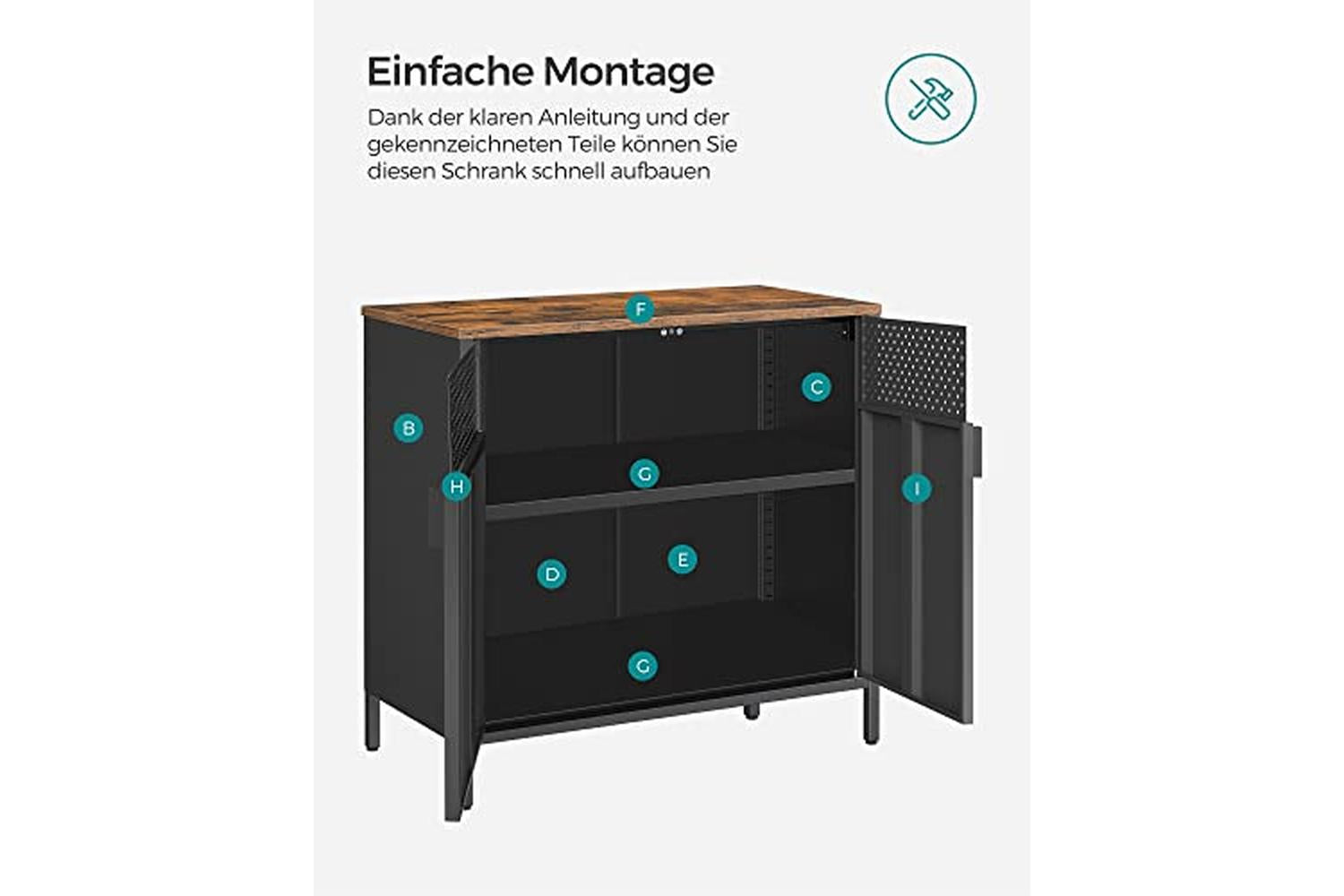 Songmics Lsc102b01v1 - Storage Cabinet-7