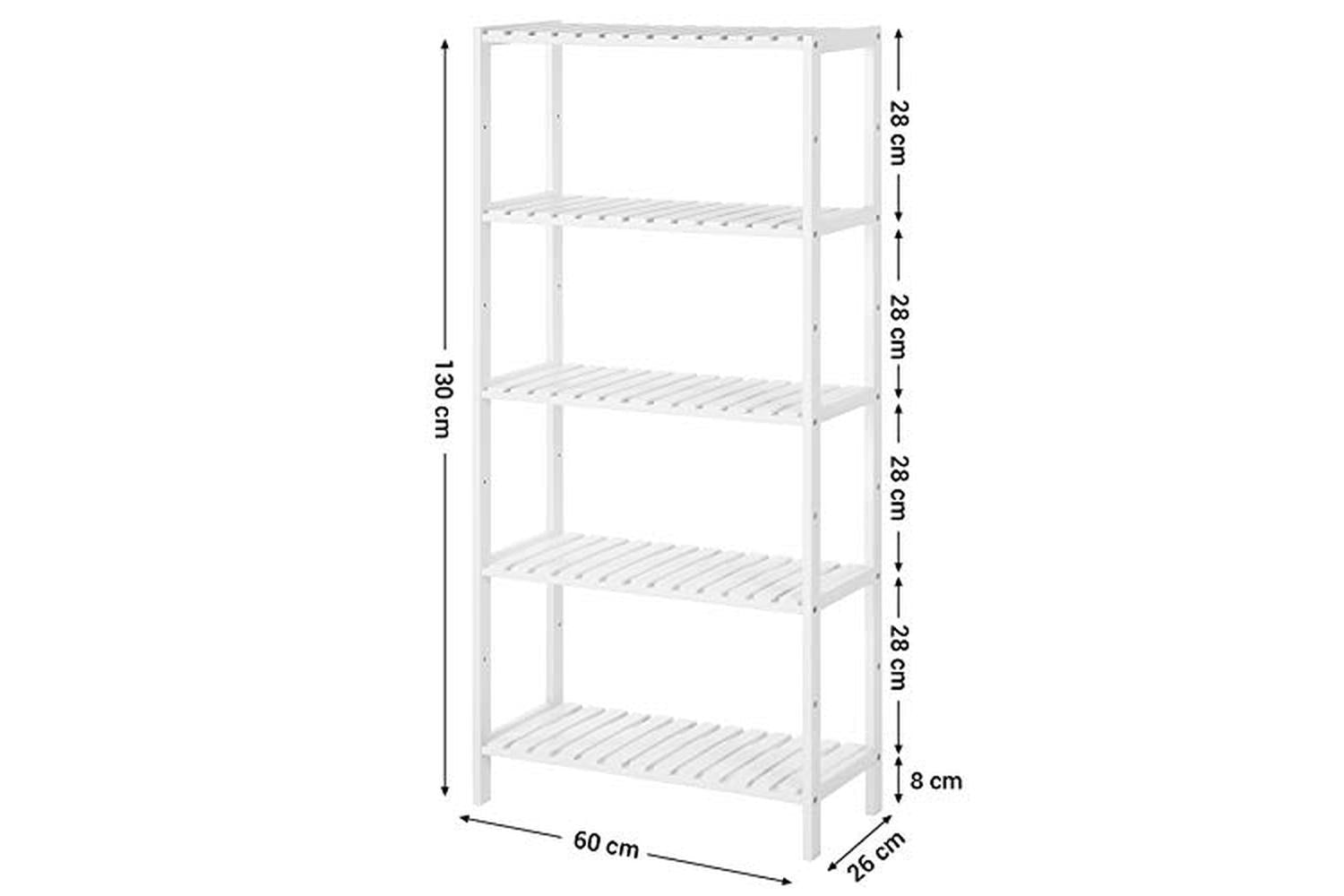 Songmics Bcb35wt - Bamboo Shelf-4