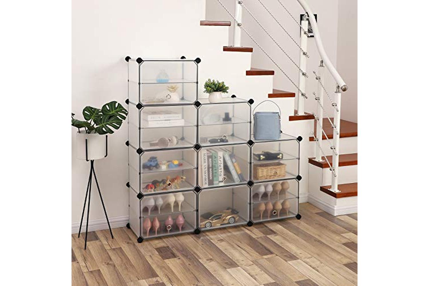 Songmics Lpc502w - Plastic Cube Storage-2