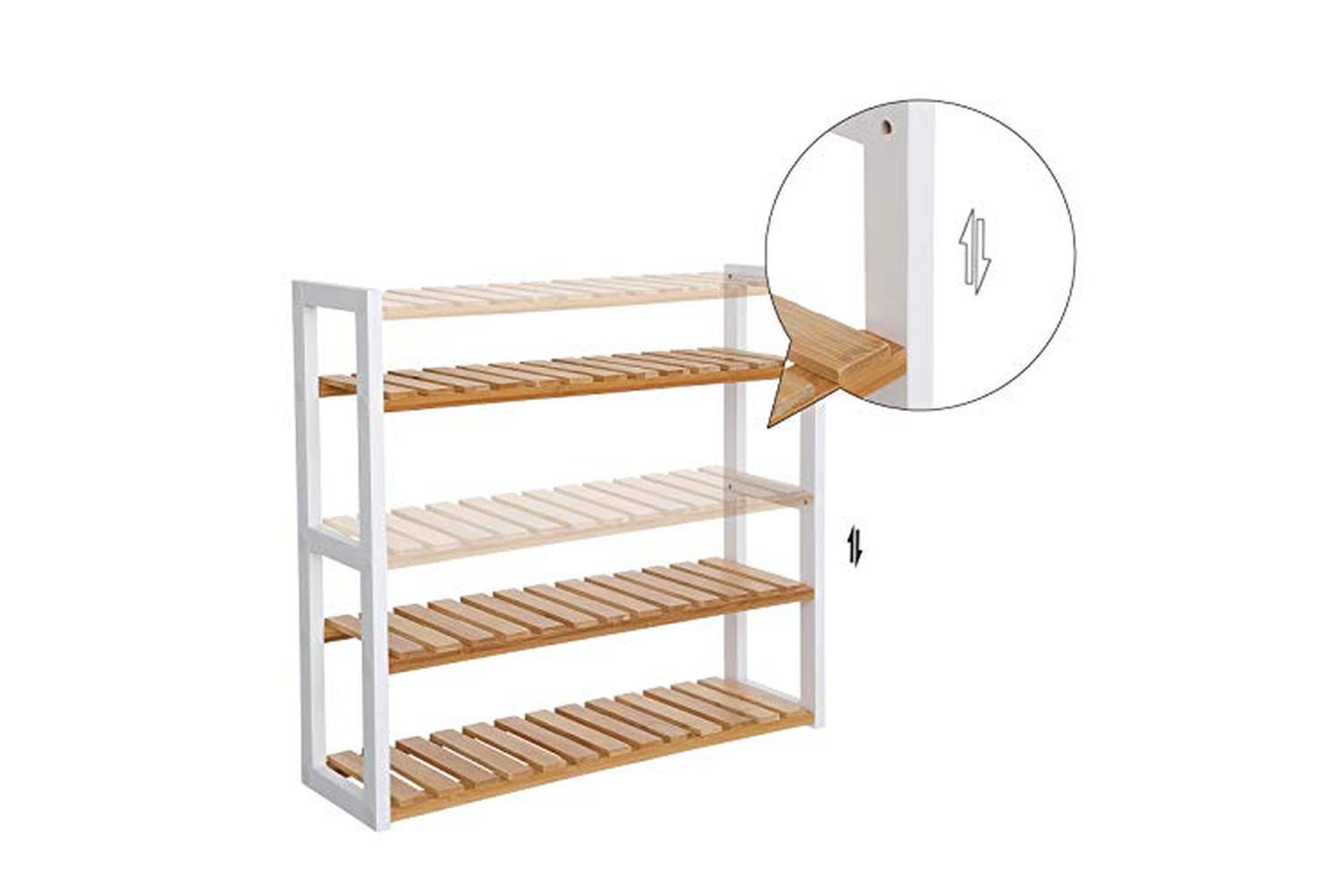 Songmics Bcb13wn - Bamboo Shelf-5