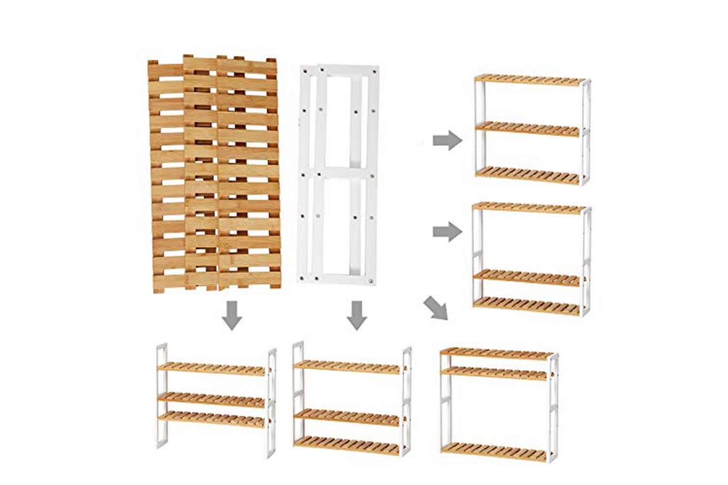 Songmics Bcb13wn - Bamboo Shelf-6