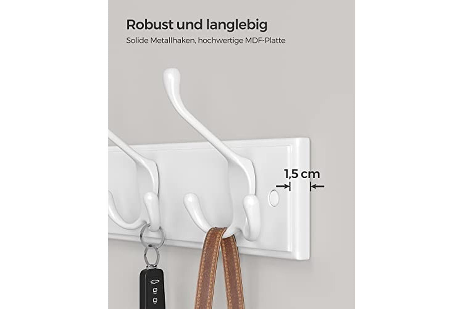 Songmics Lhr30wt - Coat Hooks-3