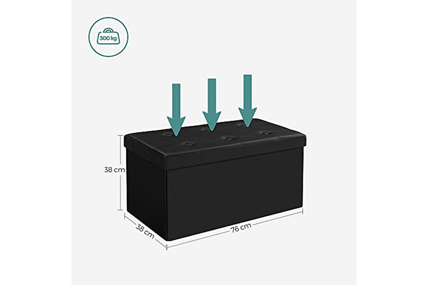 Songmics Lsf105 - Storage Ottoman-3