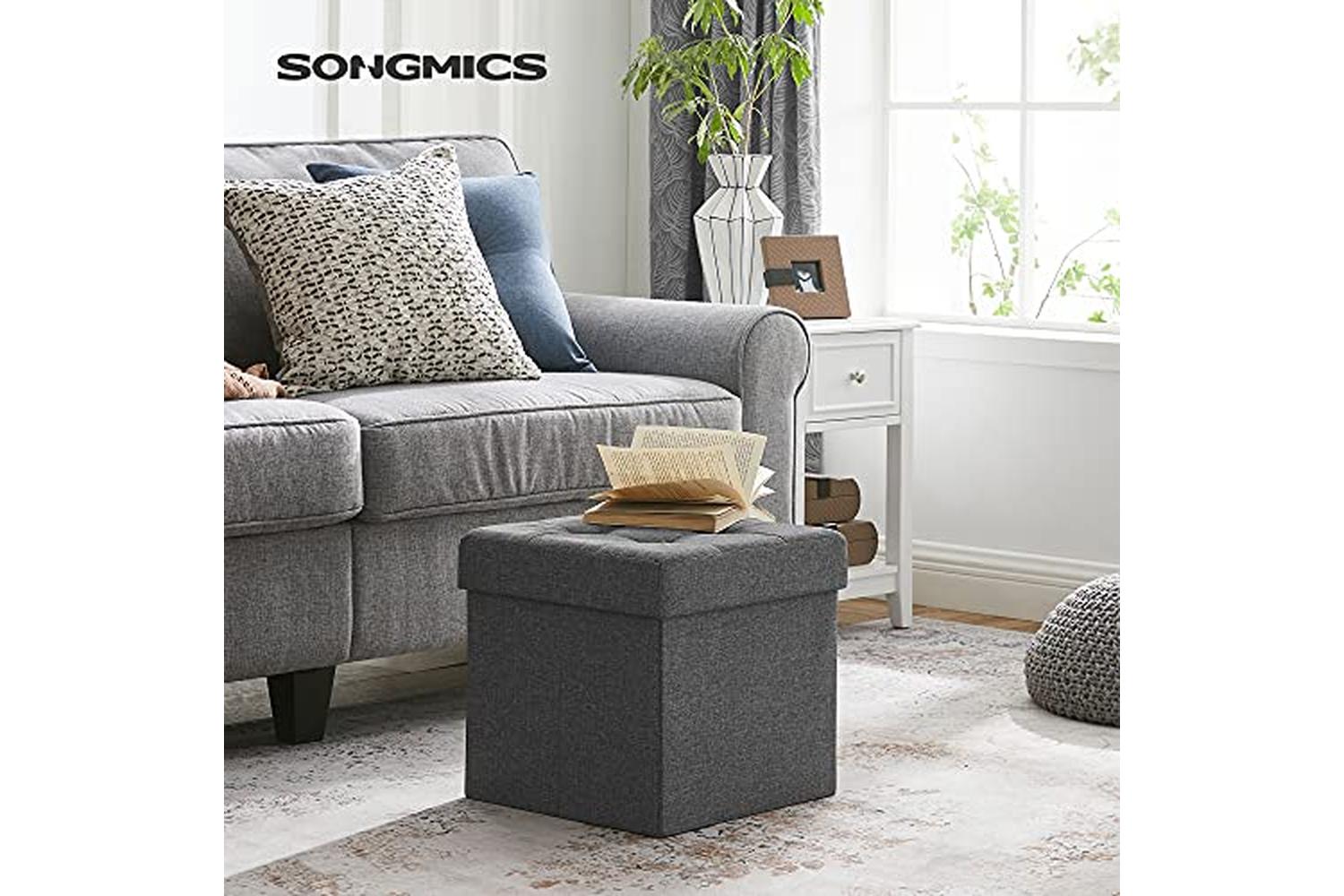 Songmics Lsf27z - Storage Ottoman-2