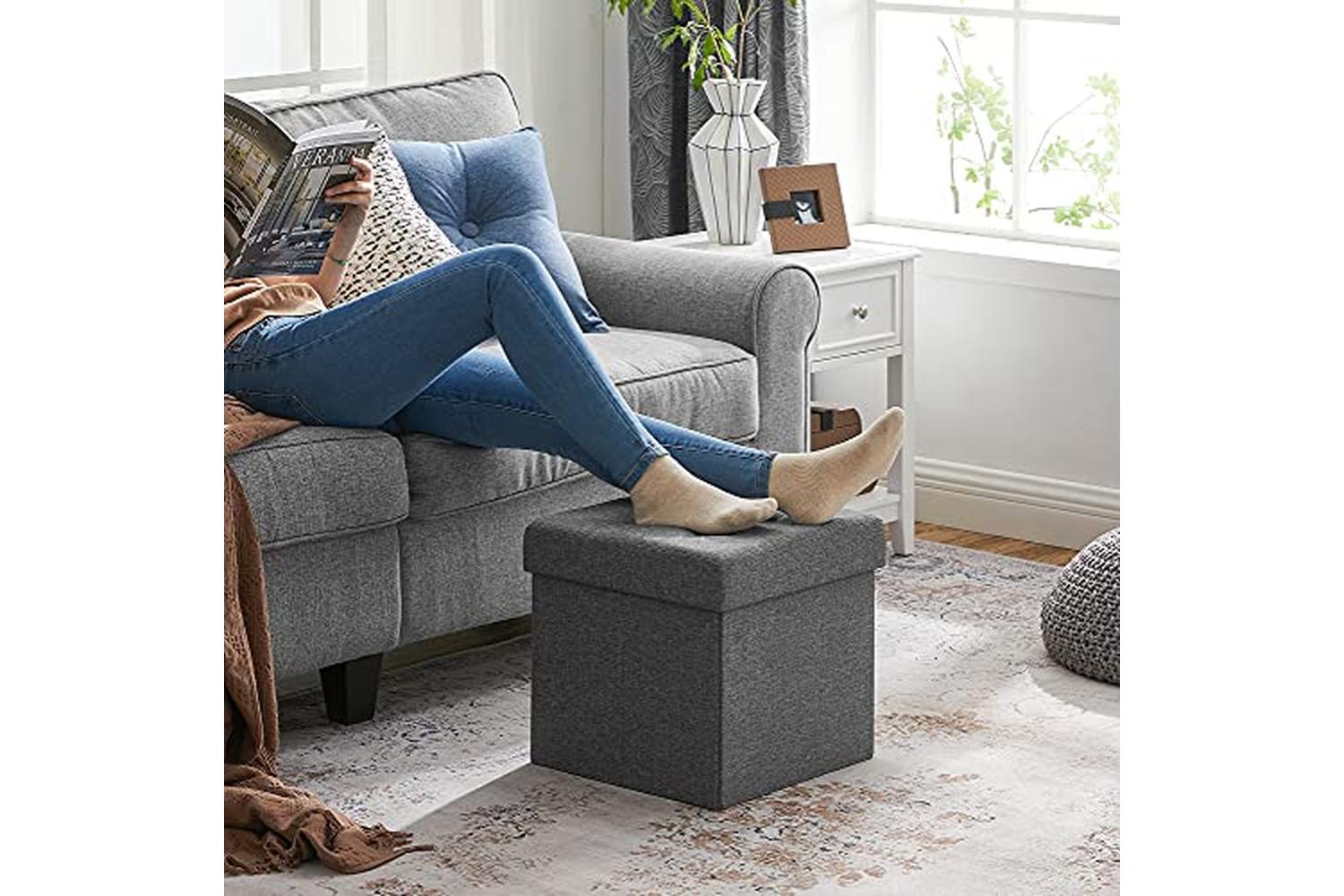 Songmics Lsf27z - Storage Ottoman-4