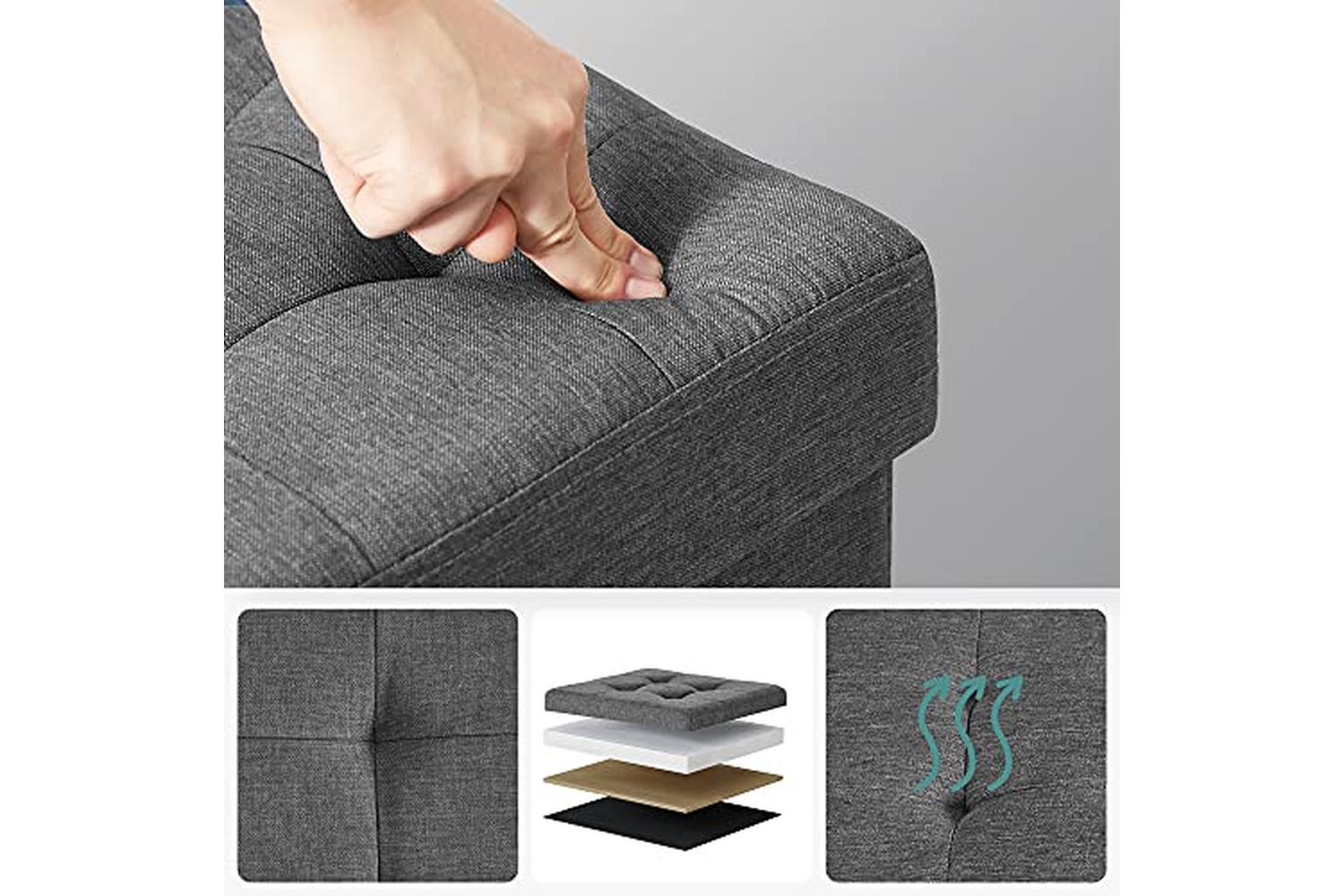Songmics Lsf27z - Storage Ottoman-6