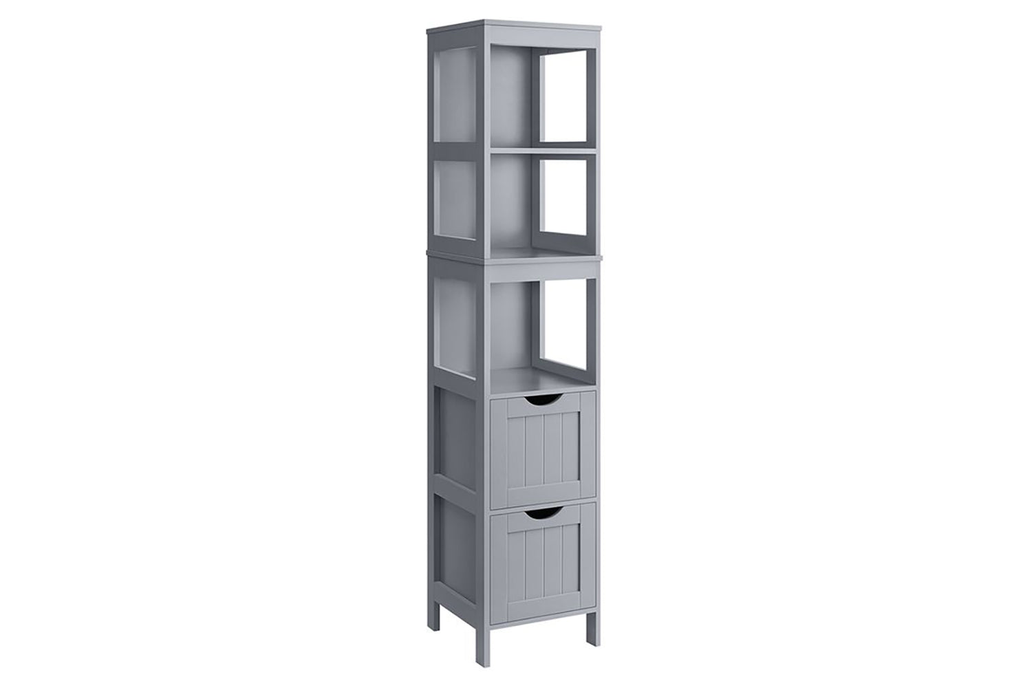 Vasagle Bathroom Floor Cabinet, Bathroom Storage Organizer Rack Stand, Multifunctional Corner Unit, 2 Drawers