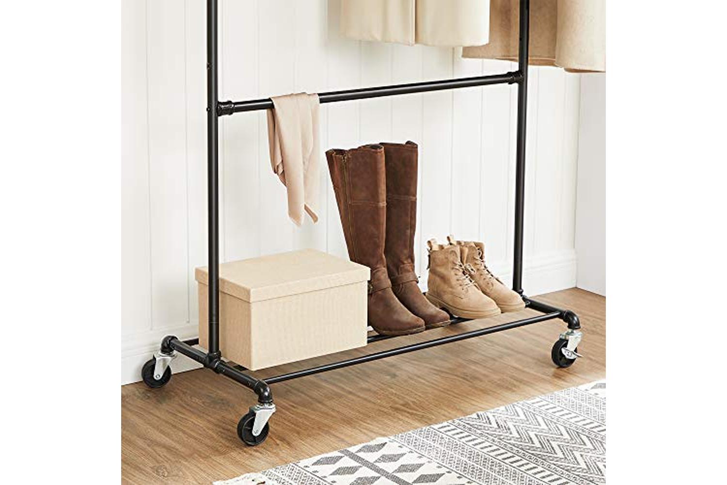 Songmics Industrial Clothes Rack | Black-5