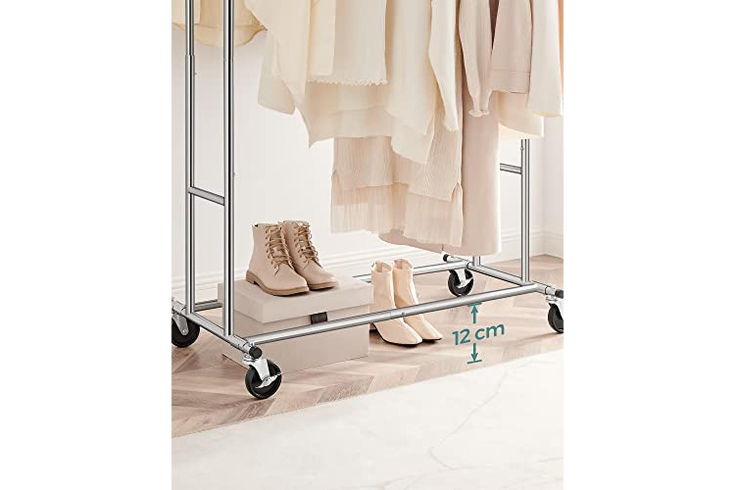 Songmics Heavy Duty Metal Clothes Rack | Silver-6