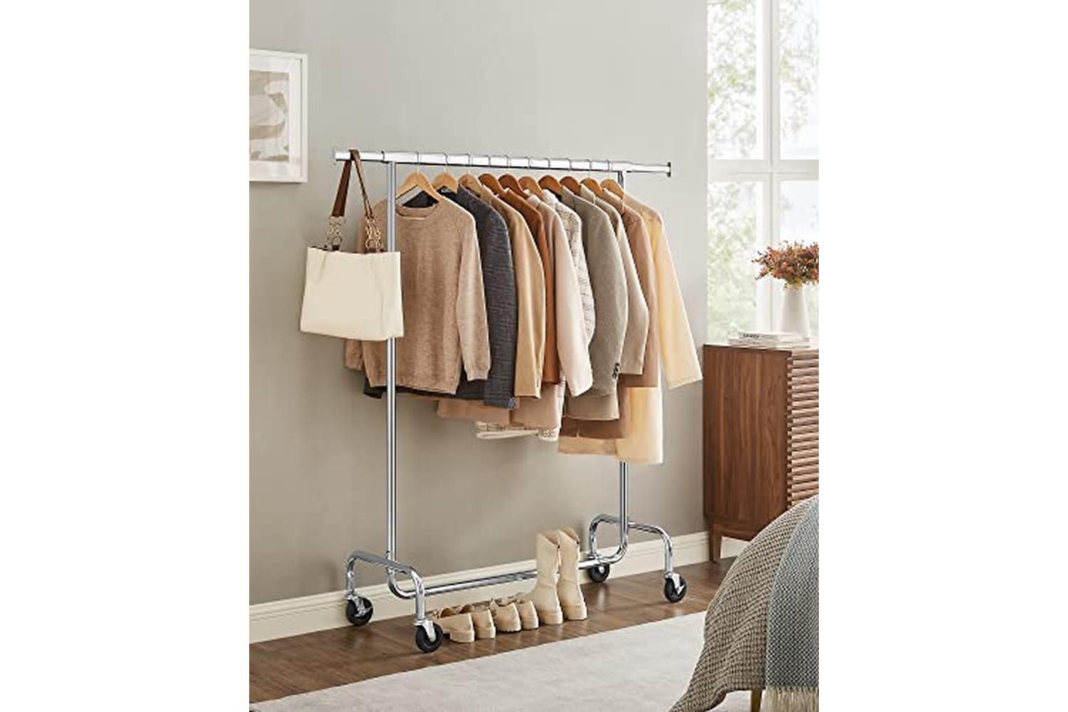 Songmics Heavy Duty Clothes Rack | Silver-2