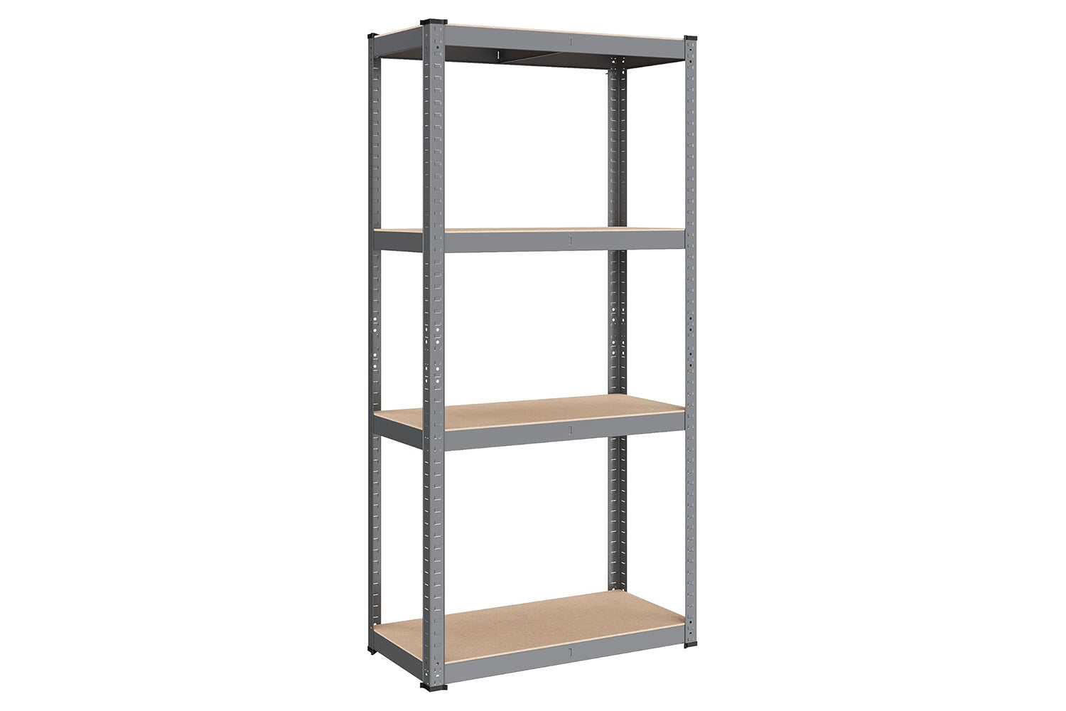 Songmics Heavy Duty Shelving Basement Shelving Storage Shelving 40 X 80 X 160 Cm Shelf With Steel Frame Maximum Load 520 Kg 4 Adjustable Shelves Grey Glr044g01