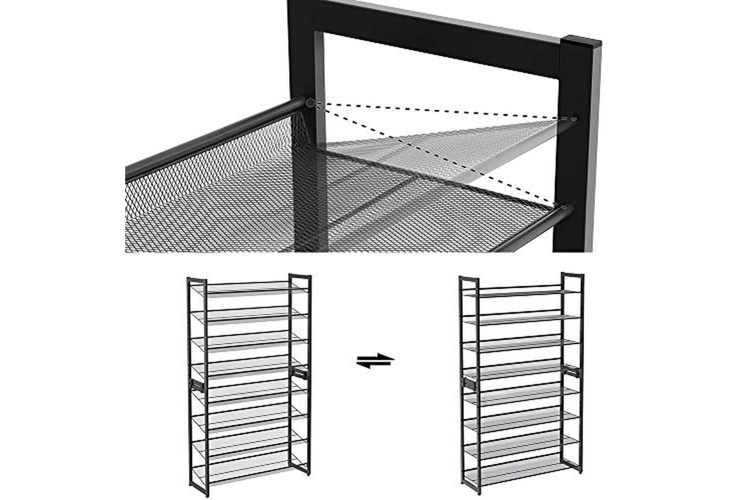 Songmics Shoe Rack | Black-4