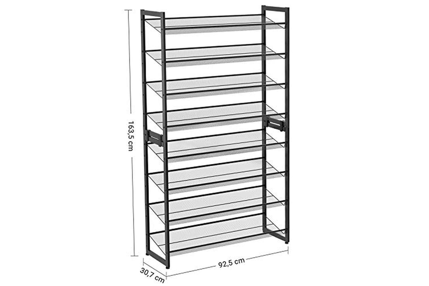 Songmics Shoe Rack | Black-5