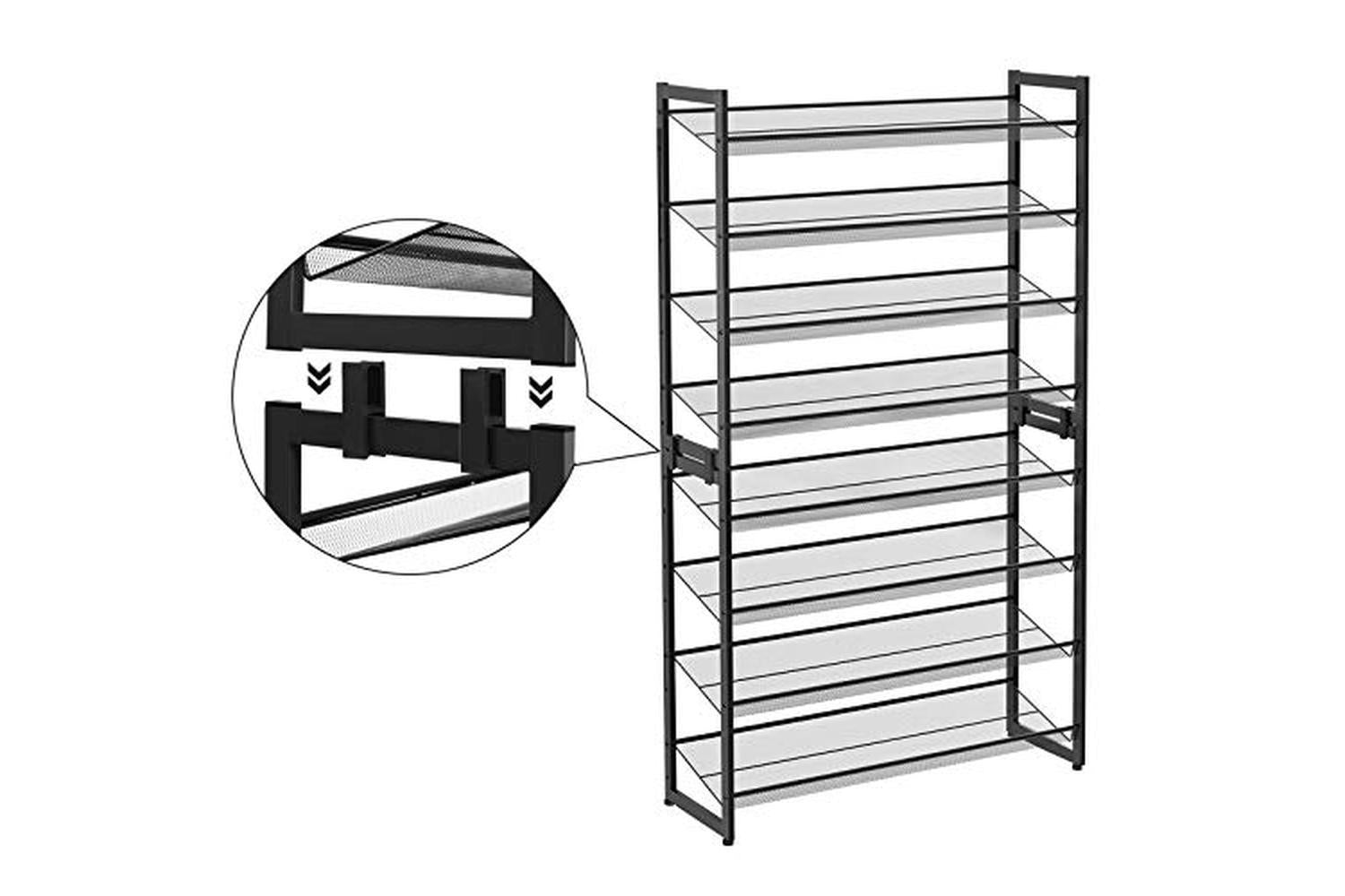 Songmics Shoe Rack | Black-6