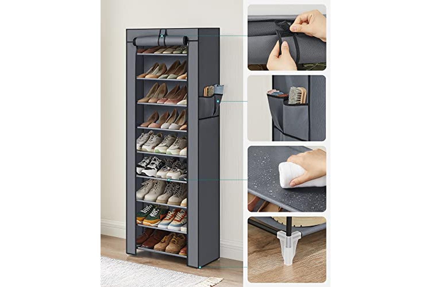 Songmics Shoe Rack | Grey-6