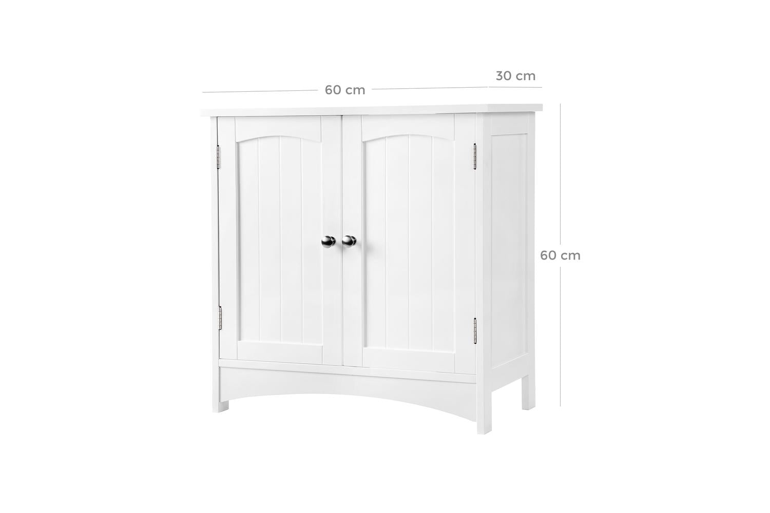 Vasagle Bathroom Wall Cabinet, Durable Moisture-resistant Mdf Storage, Easy Assembly-5