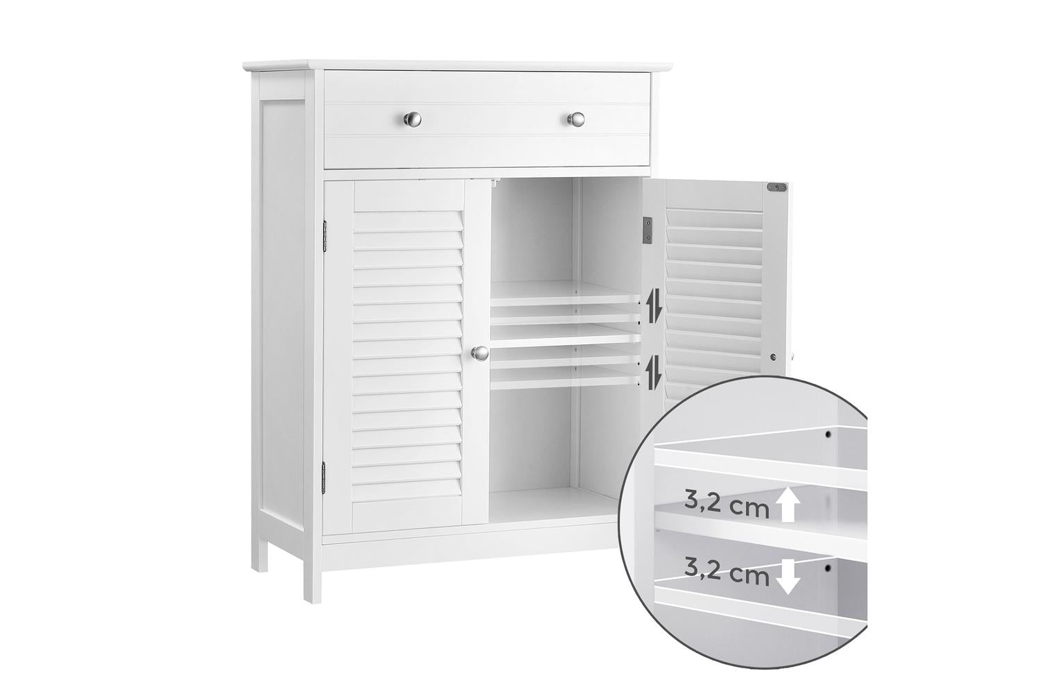 Vasagle Bathroom Cabinet: Stylish And Functional Bathroom Storage Solution-6
