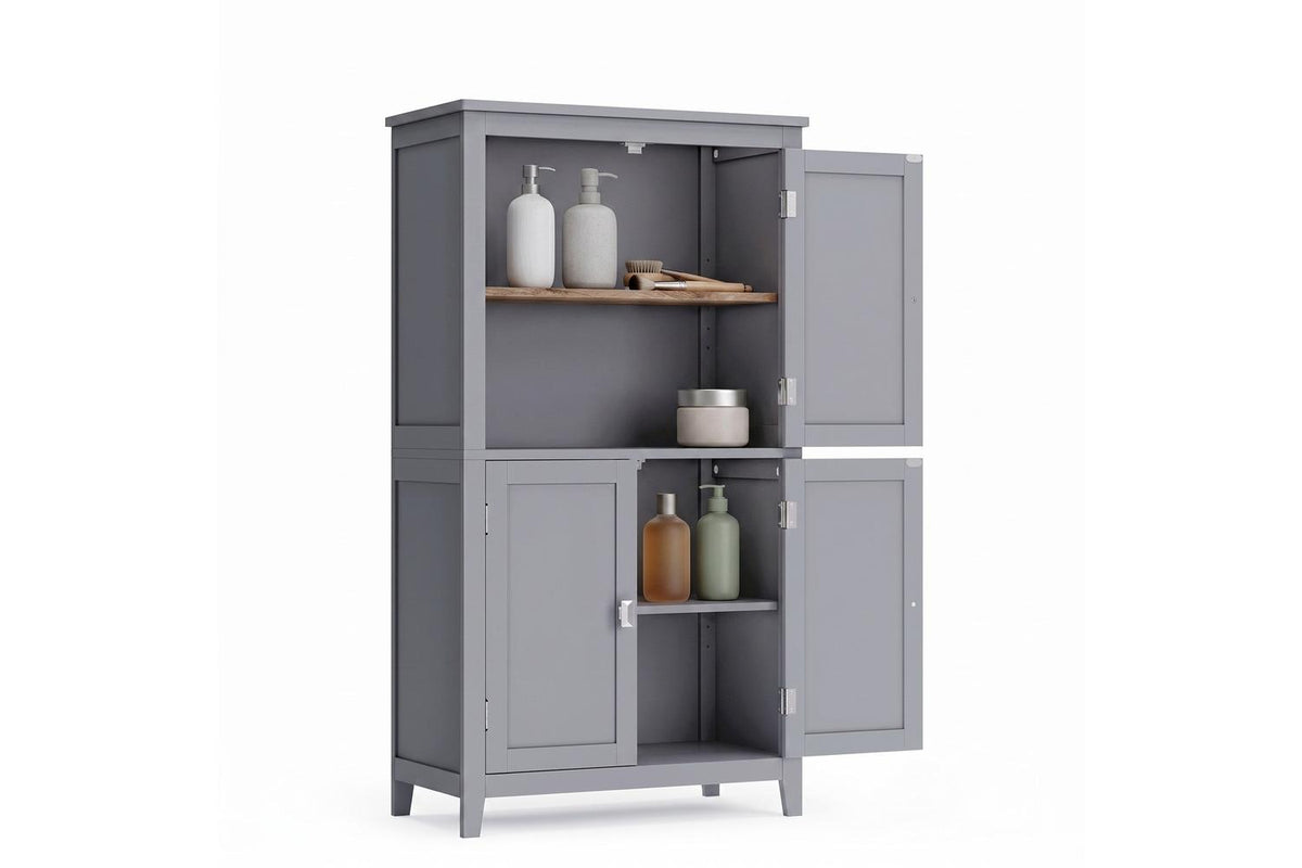 Vasagle Bathroom Cabinet | Bathroom Storage | Mdf | 30 X 60 X 110 Cm-2