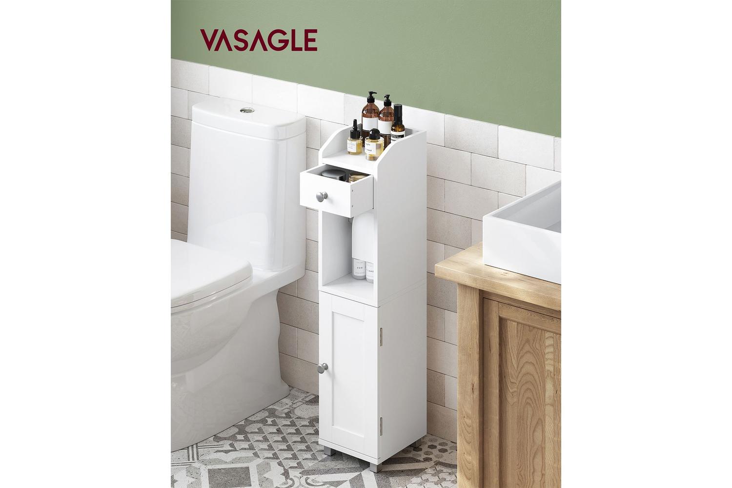 Vasagle Stylish Compact Bathroom Cabinet For Maximum Storge And Organising Solutions-2