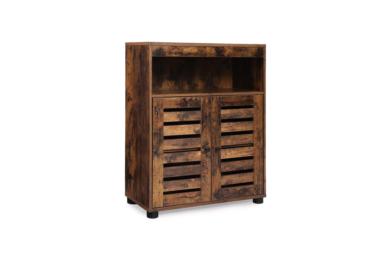 Vasagle Bbk502g01 Rustic Brown Washbasin Cabinet For Extra Storage
