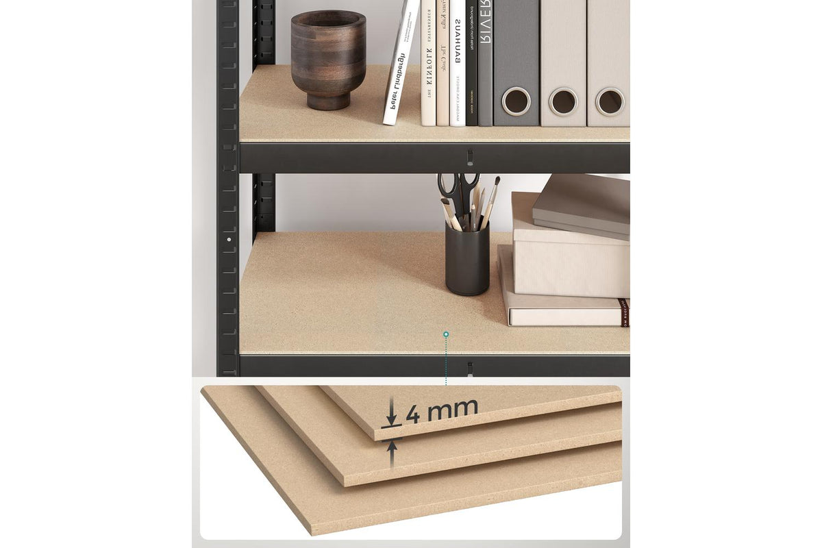 4-tier Shelving Unit | Steel Shelving Unit For Storage | 40 X 80 X 160 Cm-8