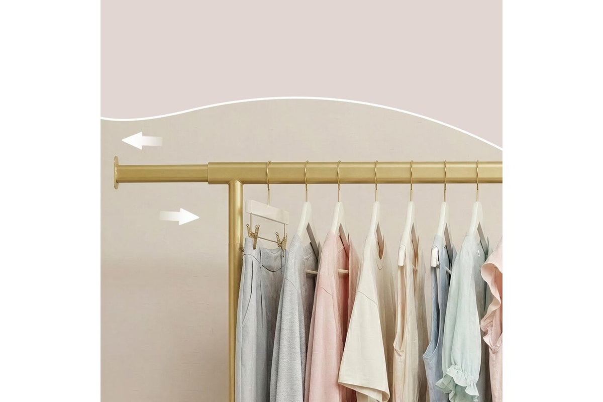 Songmics Clothes Rack On Wheels | Heavy Duty Clothes Rail | Steel | 45 X (92-132) X 161.5 Cm-8