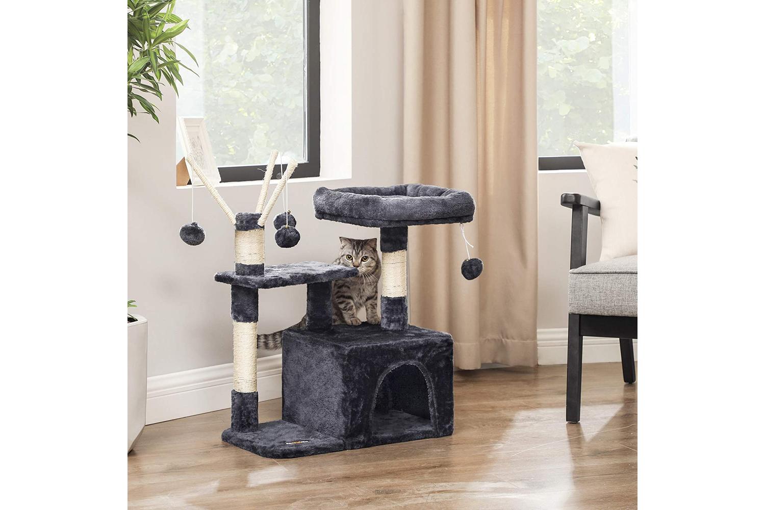 Feandrea Cat Tree Pct190t01 - Luxury Pet Play Scratching Paradise For Kittens-2