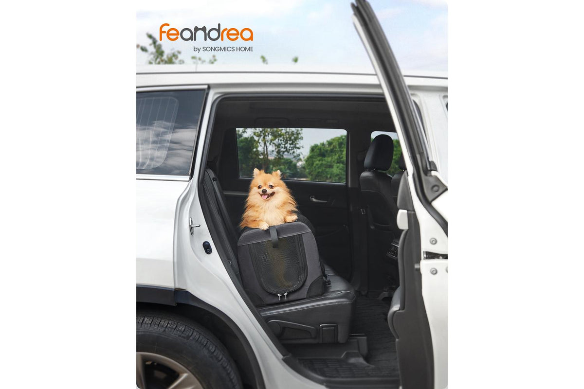 Feandrea Soft Dog Crate | Pet Carrier | Steel Frame & Oxford Fabric | 50 X 35 X 35 Cm-2