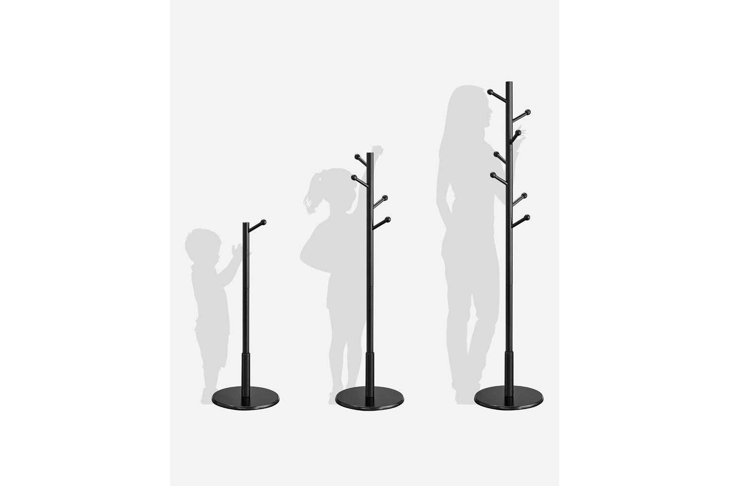 Vasagle Sturdy Coat Rack, Adjustable Height, Space-saving, Easy Assembly, Diy Storage And Organisation-4