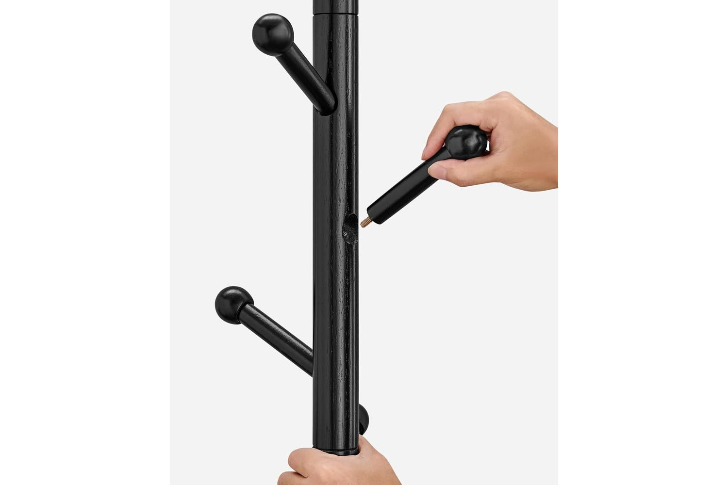 Vasagle Sturdy Coat Rack, Adjustable Height, Space-saving, Easy Assembly, Diy Storage And Organisation-7