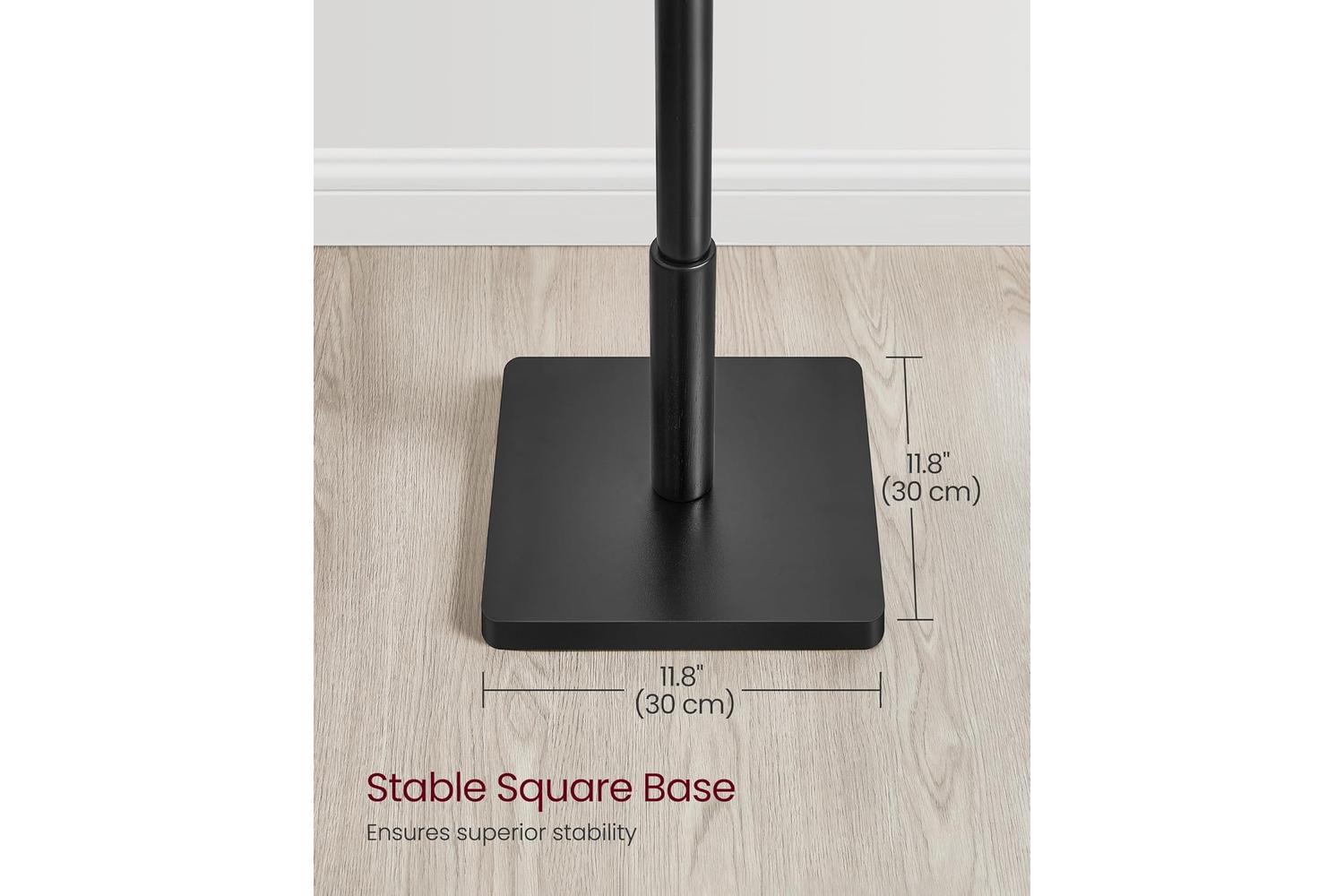 Vasagle Rcr010b01 Robust Coat Rack With Adjustable Height - Perfect Organizer For Your Belongings-4