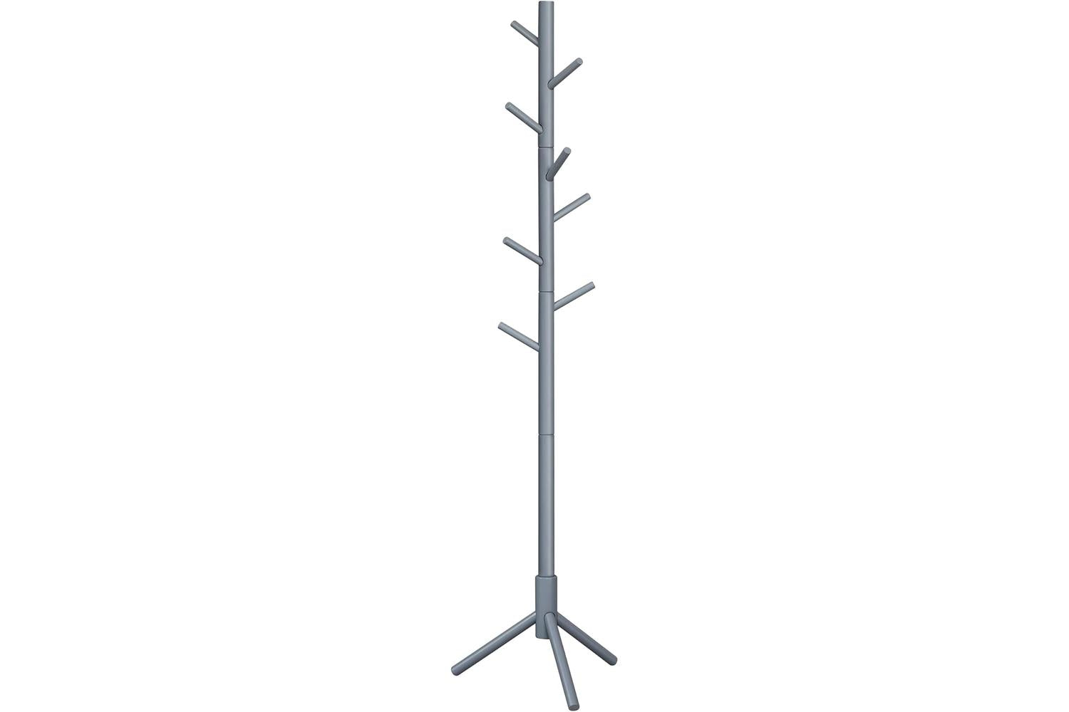 Vasagle Coat Rack - Rcr04gy - Solid Wood, Adjustable, Space-saving Diy Coat, Hat And Shoe Rack