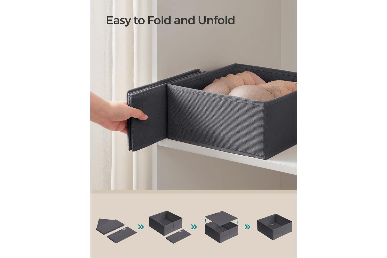 Songmics Rdz06gv1 - Practical And Stylish Drawer Organizer â€“ Perfect For Efficient Storage And Organisation-5