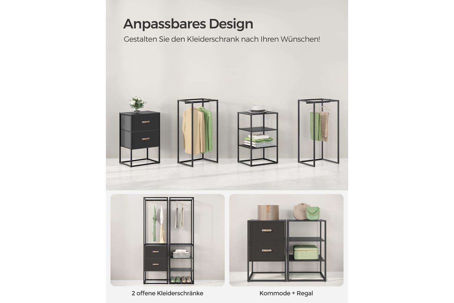Songmics Rgr003b56 Wardrobe: Durable Diy Storage And Organisation-5