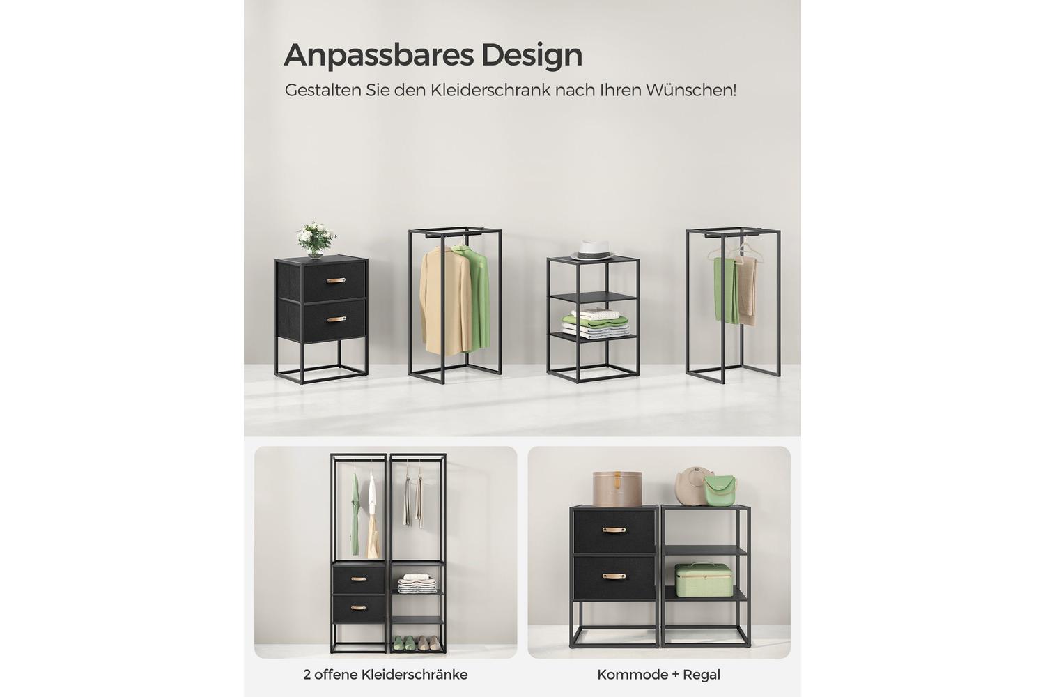 Songmics Rgr003b56 Wardrobe: Durable Diy Storage And Organisation-6